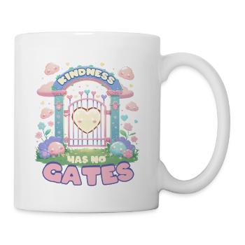 Humanity Equality Kindness Has No Gates - Coffee/Tea Mug - white - Right