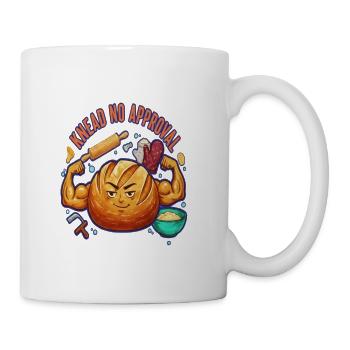 Knead No Approval Onion Hero - Coffee/Tea Mug - white - Right