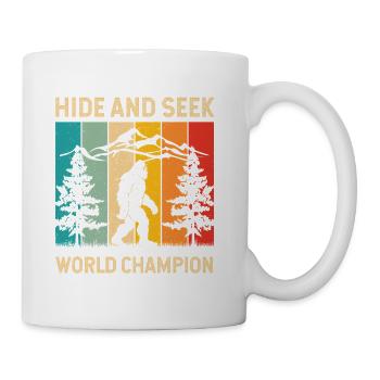 Bigfoot Hide And Seek World Champion Sasquatch - Coffee/Tea Mug - white - Right