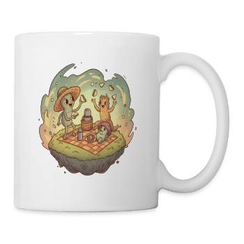 Floating Picnic Friends - Coffee/Tea Mug - white - Right