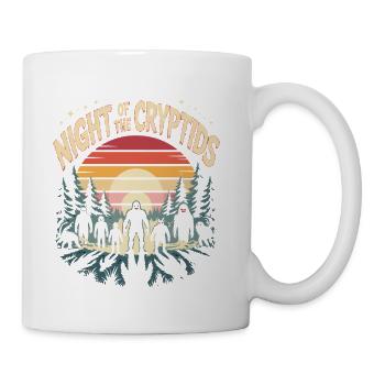 Cryptozoology Night Of The Cryptids - Coffee/Tea Mug - white - Right