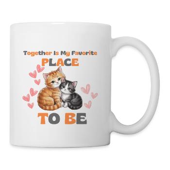 Together Is My Favorite Place To Be PNG . - Coffee/Tea Mug - white - Right