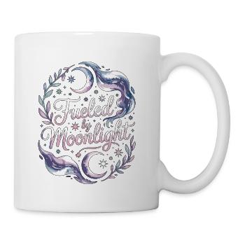 Witchcraft Fueled By Moonlight Sorcery Astrology - Coffee/Tea Mug - white - Right