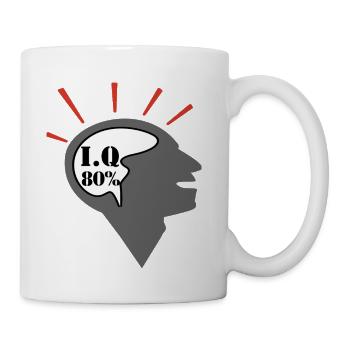 thinking man - Coffee/Tea Mug - white - Right