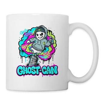 Ghost-Can Graffiti Hoodie - Coffee/Tea Mug - white - Right