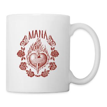 Mana Heart Dagger Rose Emblem - Coffee/Tea Mug - white - Right