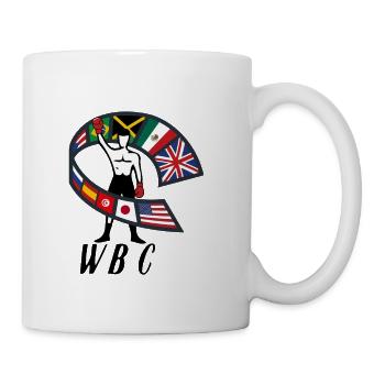 Global Boxing Champion - World Flags Athlete - Coffee/Tea Mug - white - Right