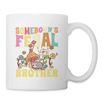 Somebody's Feral Brother - Coffee/Tea Mug - white - Right