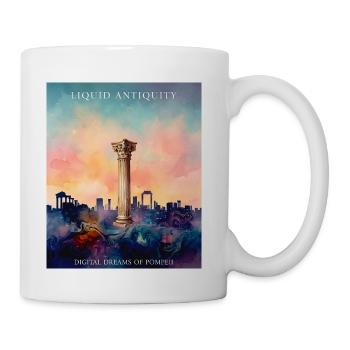 Digital Dreams of Pompeii: Liquid Antiquity  - Coffee/Tea Mug - white - Right