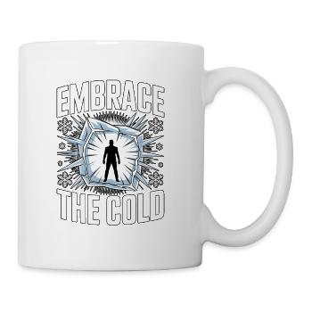Embrace The Cold Cold Plunge Athlete - Coffee/Tea Mug - white - Right