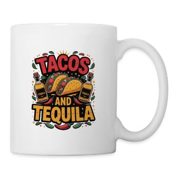 Tacos and Tequila Fiesta - Coffee/Tea Mug - white - Right