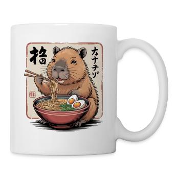 Capybara Ramen Feast - Coffee/Tea Mug - white - Right