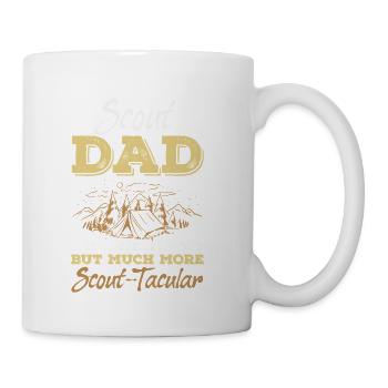 Scout Dad Scouting Camp Leader Father - Coffee/Tea Mug - white - Right