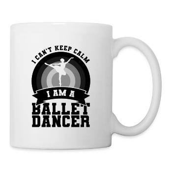 Ballet Dancer Quote - Coffee/Tea Mug - white - Right