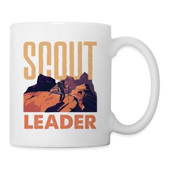 Scout Leader Scouting Troop Leader Hobby Forest - Coffee/Tea Mug - white - Right
