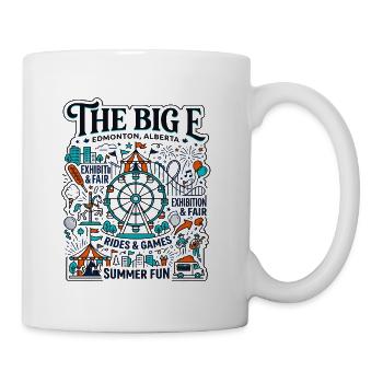 Edmonton Alberta Summer Amusement Park Festival - Coffee/Tea Mug - white - Right
