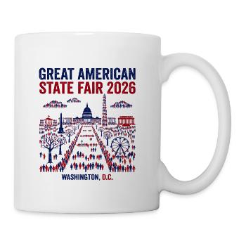 Washington DC State Fair Assembly Year 2026 - Coffee/Tea Mug - white - Right