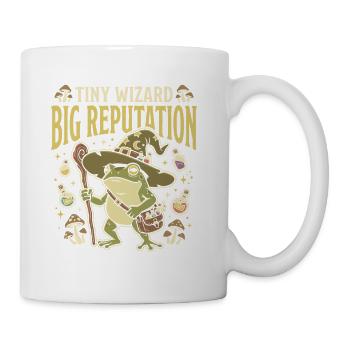 Frog Wizard Wizard Frog Magical Frog Gift - Coffee/Tea Mug - white - Right