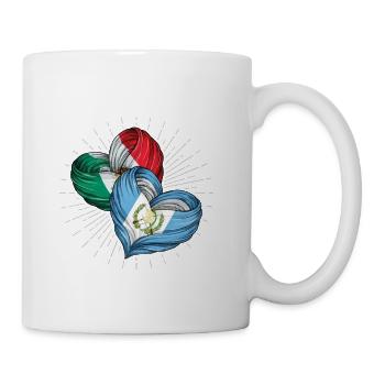 Mexico And Guatemala Friendship Flag - Coffee/Tea Mug - white - Right