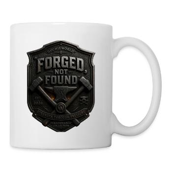 Forged, Not Found™ | Premium Performance Collectio - Coffee/Tea Mug - white - Right