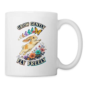 Grow Gently Bunny - Coffee/Tea Mug - white - Right