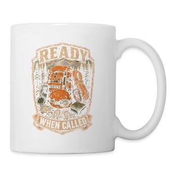 Search And Rescue SAR Team Ready When Called - Coffee/Tea Mug - white - Right