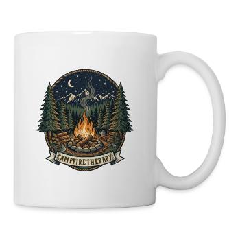 Campfire Therapy Night Patch - Coffee/Tea Mug - white - Right