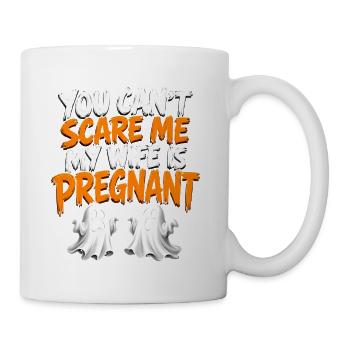 Pregnant Wife Ghosts Tee - Coffee/Tea Mug - white - Right