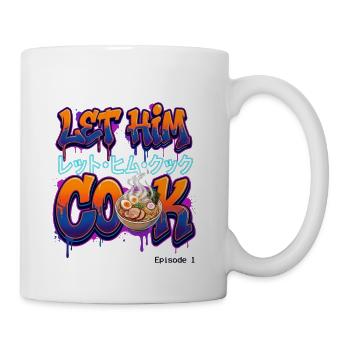 Let Him Cook Graffiti Noodle Burst - Coffee/Tea Mug - white - Right