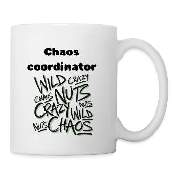 Chaos Coordinator Graffiti Wild Nuts - Coffee/Tea Mug - white - Right