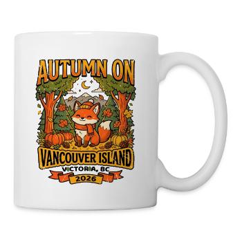 Autumn On Vancouver Island Victoria BC - Coffee/Tea Mug - white - Right