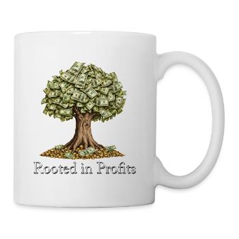 Money Tree Rooted in Profits Investing - Coffee/Tea Mug - white - Right