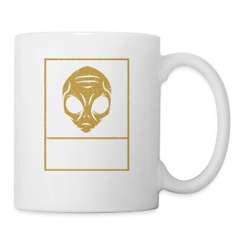Alien Extraterrestrial Space Humans Aren't Real - Coffee/Tea Mug - white - Right