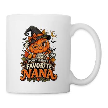 Nana Halloween Drôle de la saison Spooky Préférée de la saison Spooky - Tasse - blanc - Droite
