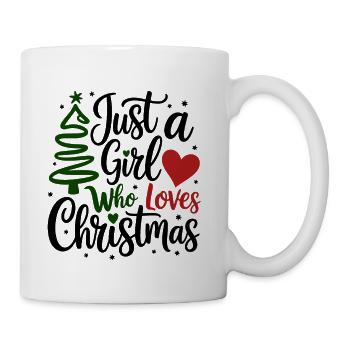 Christmas Girl - Coffee/Tea Mug - white - Right