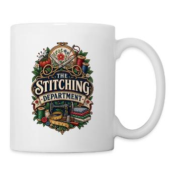 Stitching Department Emblem - Coffee/Tea Mug - white - Right