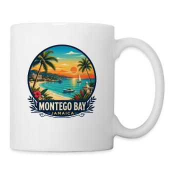 Montego Bay Jamaïque Plage des Caraïbes - Tasse - blanc - Droite