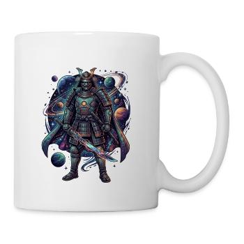 Cyber-Cosmos Ronin: Starlight Sentinel - Coffee/Tea Mug - white - Right