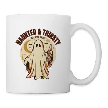 Haunted & Thirsty Ghost Brew - Coffee/Tea Mug - white - Right