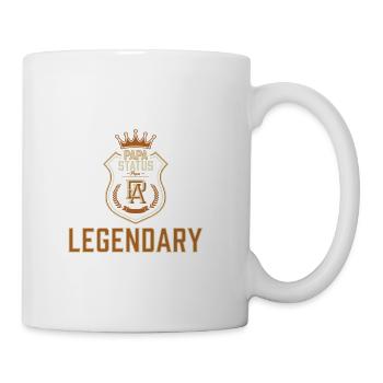 Legendary Papa Grandpa Grandfather - Coffee/Tea Mug - white - Right