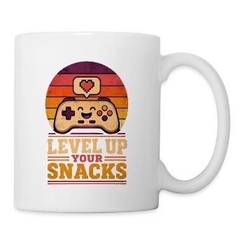 Level Up Your Snacks Retro Controller - Coffee/Tea Mug - white - Right