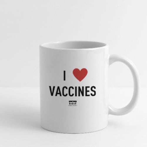 I heart vaccines black Immunize Colorado Logo - Coffee/Tea Mug