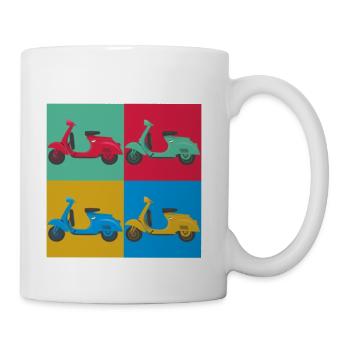 Vespa 46 Tuscany - Coffee/Tea Mug - white - Right