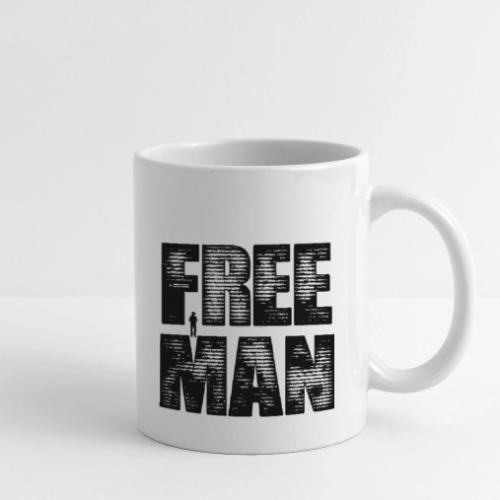 FREE MAN - Black Graphic - Coffee/Tea Mug