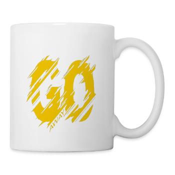 go away - Coffee/Tea Mug - white - Right
