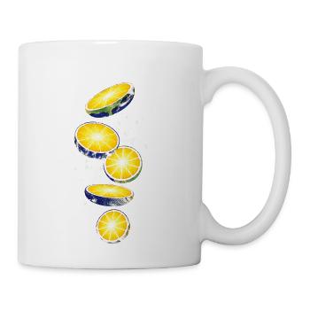 slice lemon - Coffee/Tea Mug - white - Right