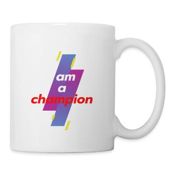 I am a Champion - Coffee/Tea Mug - white - Right