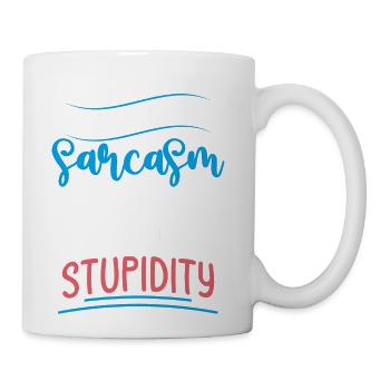 My Level Of Sarcasm Depends On Your Level Of - Coffee/Tea Mug - white - Right