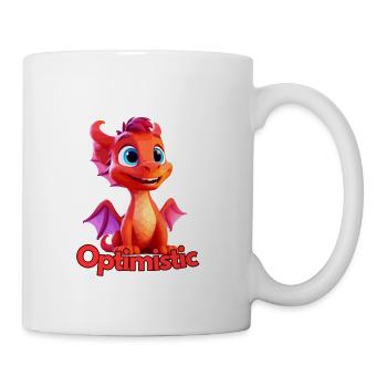 Optimistic Dragon - Coffee/Tea Mug - white - Right