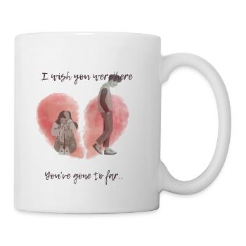 Broken heart - Coffee/Tea Mug - white - Right